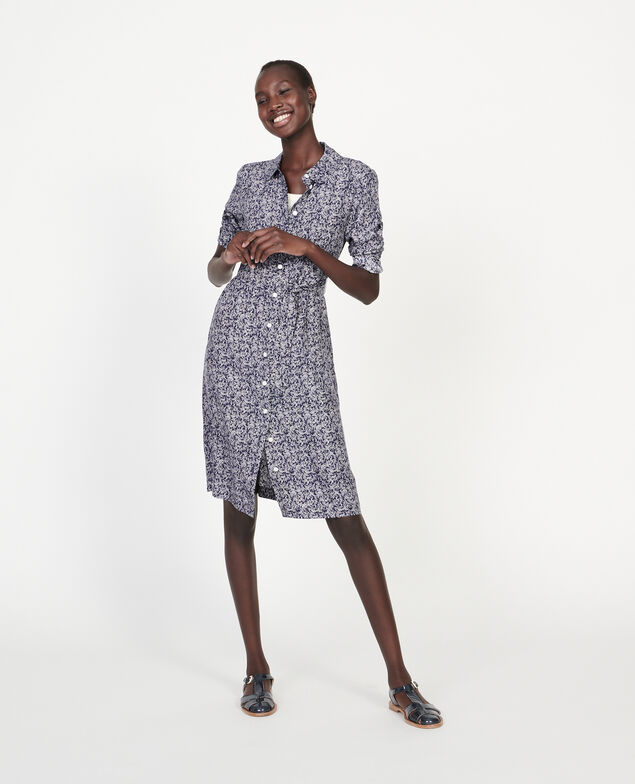Dress Feuillage maritime cream