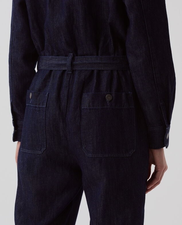 Zip-up jumpsuit H680 rinse