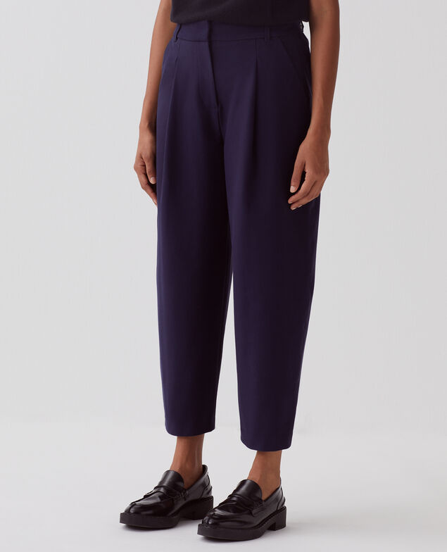 PEGGY - Carrot trousers I690 maritime blue