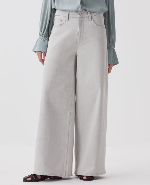 JEANETTE - Wide jeans J021 light grey