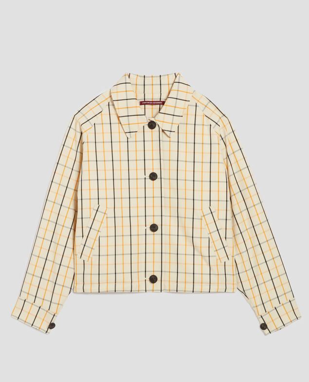 Jacket  I305 check beige