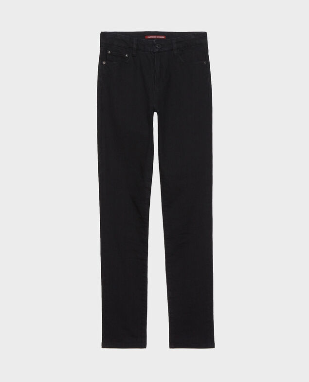 LILI - SLIM - Black stretch jeans Noir denim