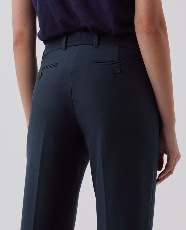 COLETTE - Slim fit straight trousers J690 blueberry