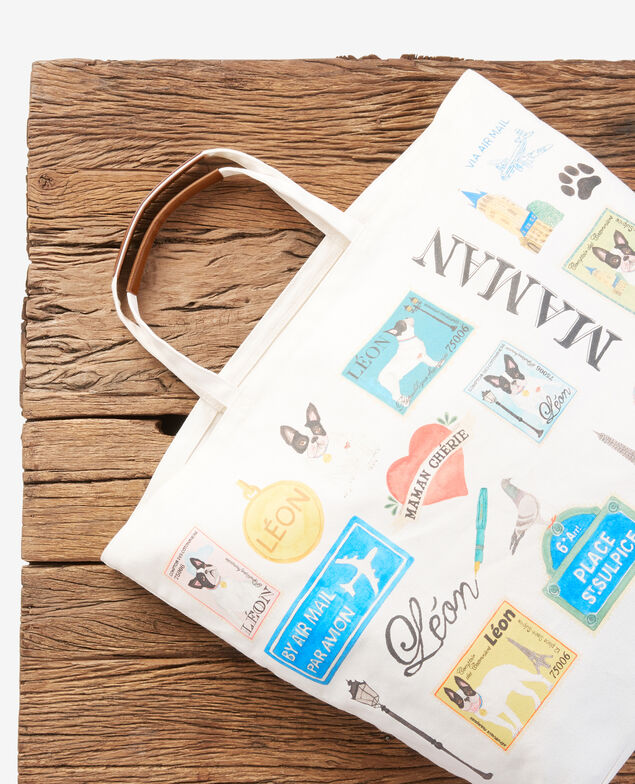 Mother's Day tote bag Off white