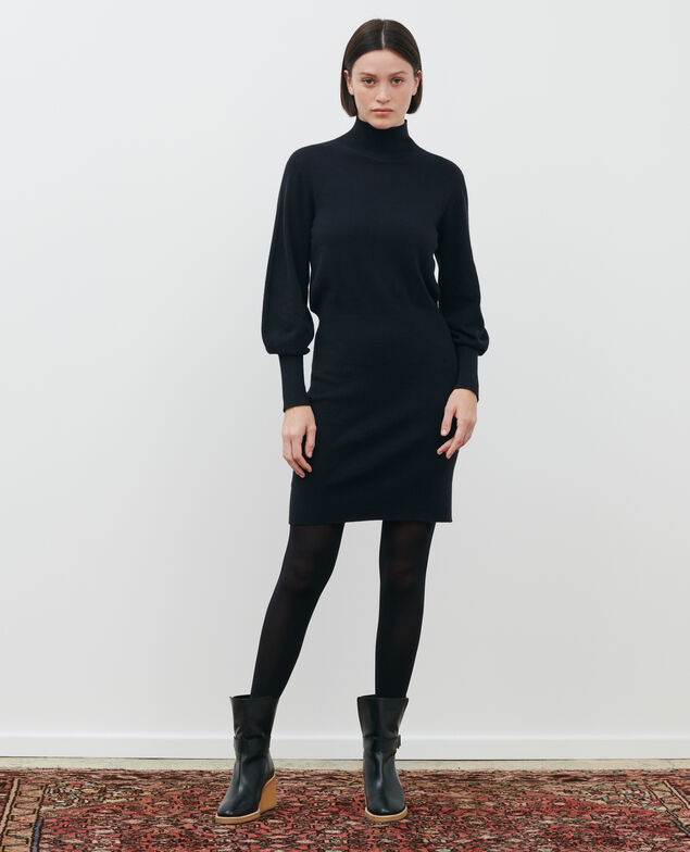 Cashmere jumper dress Black beauty