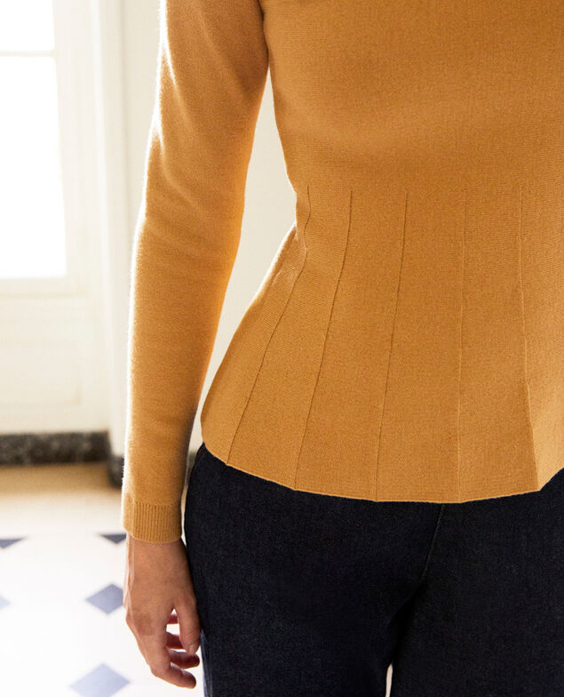 Round neck jumper Iced coffee