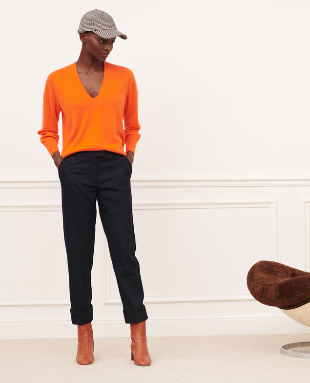 MARGUERITE - Cigarette trousers 4277 night_sky