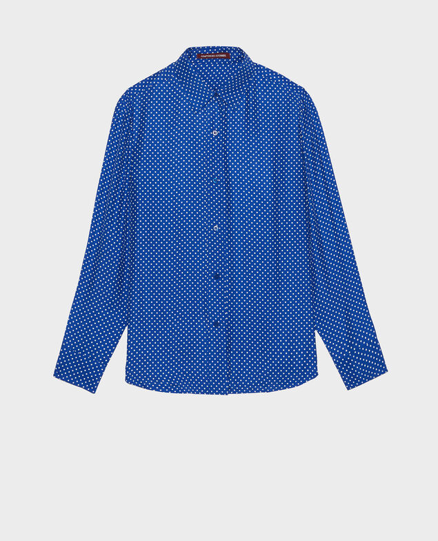 Silk polka dot shirt Little pois surf the web