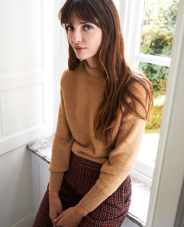 Turtleneck jumper Iced coffee