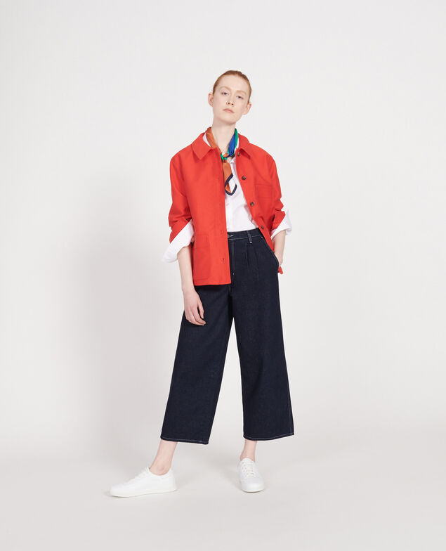 Cotton jacket Fiery red