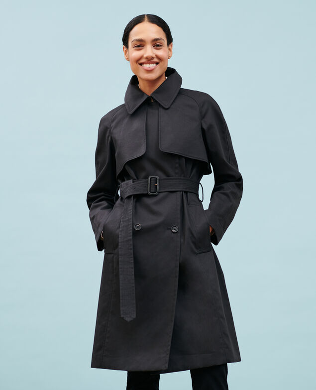 CATHERINE - Iconic trench 7016c 09 black