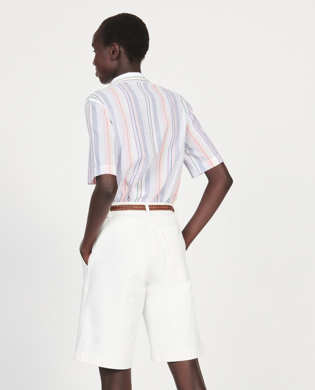 Cotton shirt Stripes multico