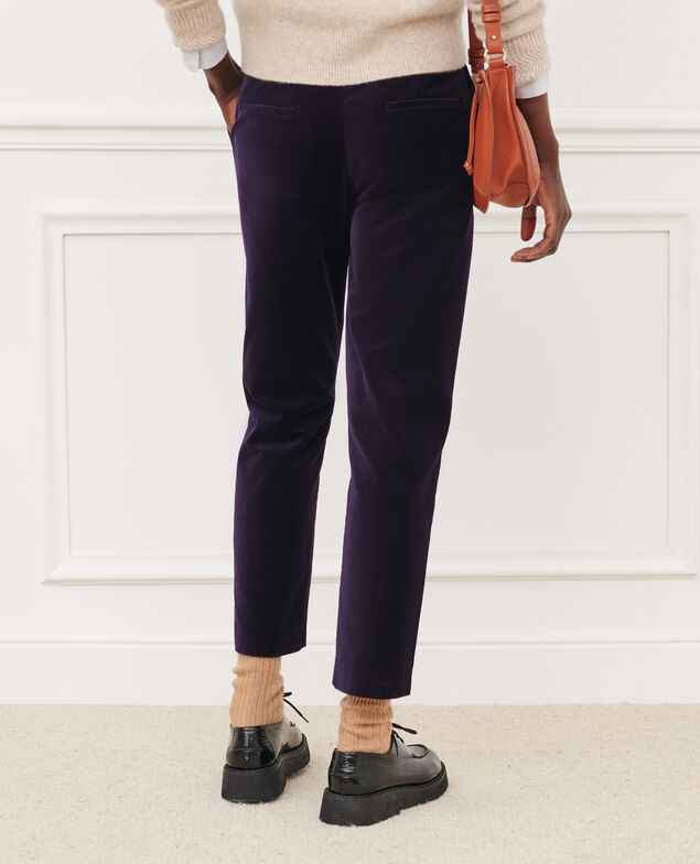 MARGUERITE - Cigarette trousers 6040 purple