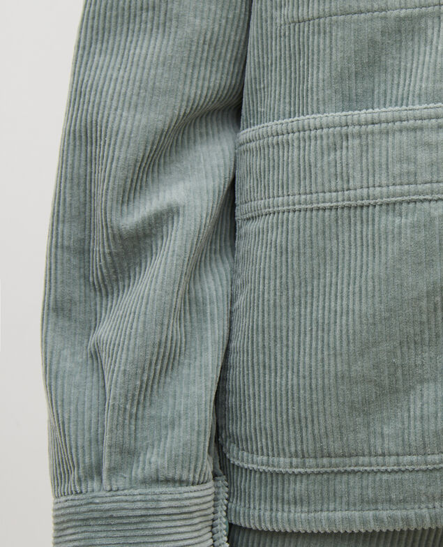  Corduroy work jacket Chinois green