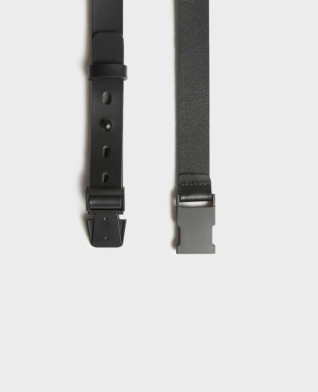 Leather belt Black beauty