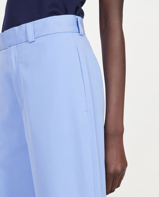 Cotton boyfriend trousers Persian jewel