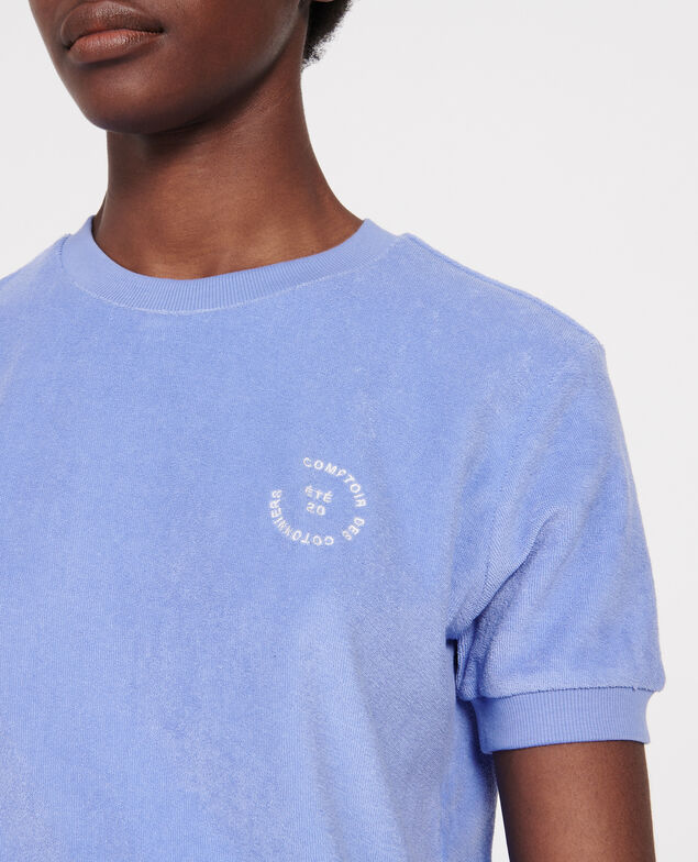Cotton T-shirt Persian jewel