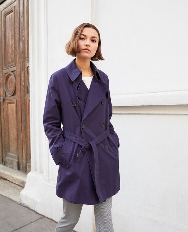 Timeless trench coat Ink navy