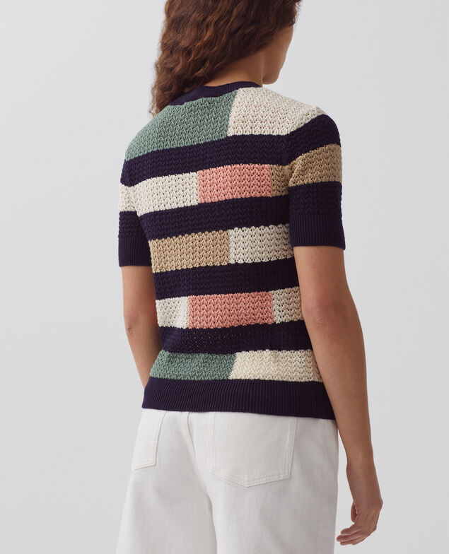 Short-sleeve jumper H691 st multico