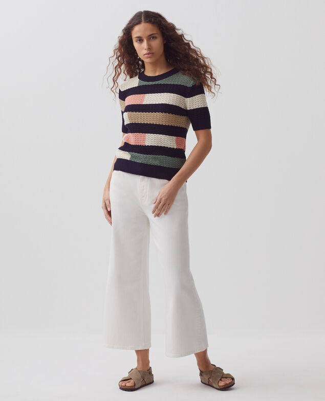Short-sleeve jumper H691 st multico