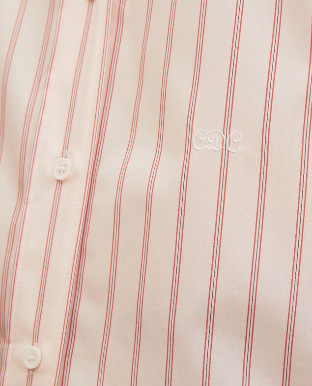Cotton boyfriend shirt Popeline stripe3