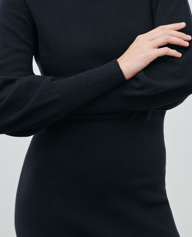 Cashmere jumper dress Black beauty