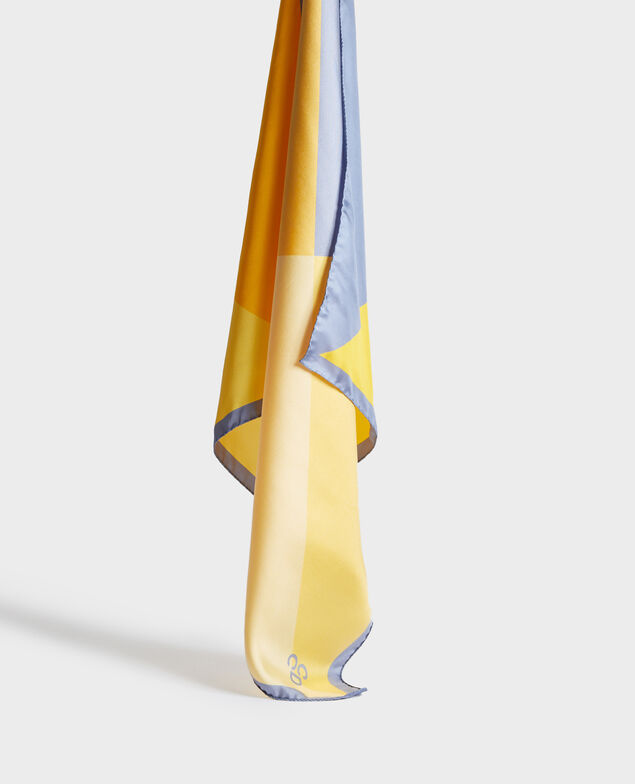 Square silk scarf Infinity