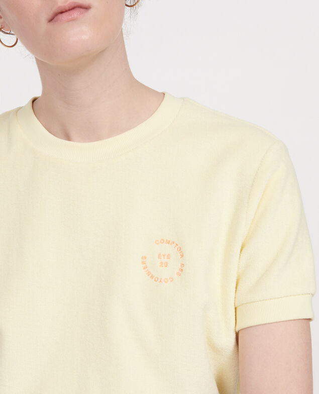Cotton T-shirt Tender yellow