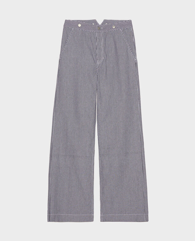 Wide leg jeans Denim stripes