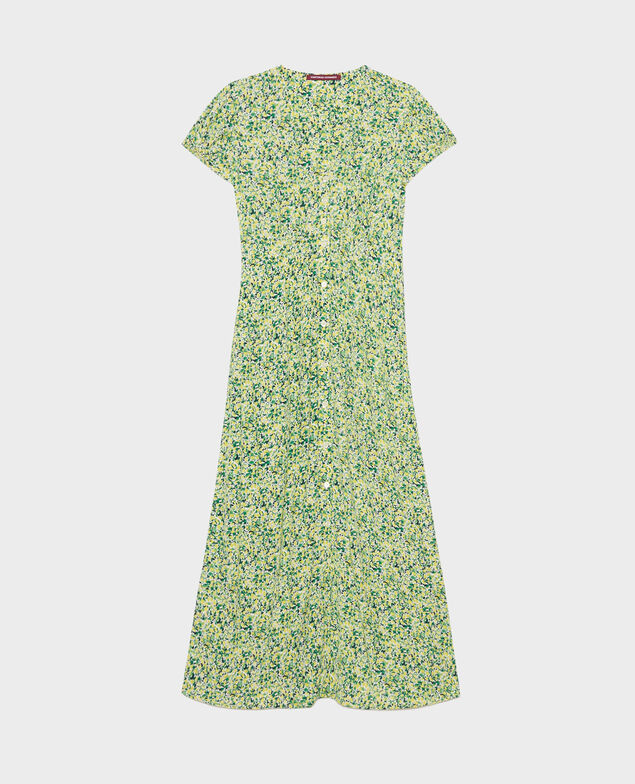 LUDIVINE - Floaty maxi dress 116 print yellow