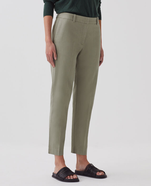 MARGUERITE - Cigarette trousers J050 shadow gray