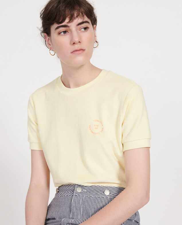 Cotton T-shirt Tender yellow
