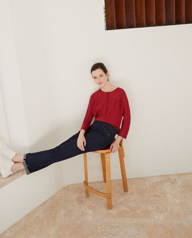 Fabric blend t-shirt Rio red