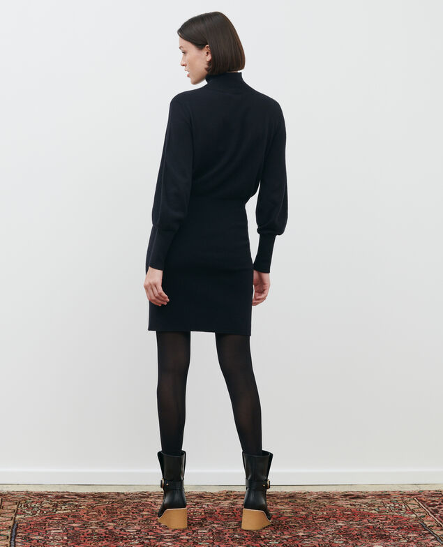 Cashmere jumper dress Black beauty