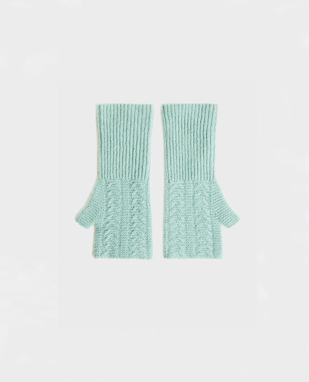 Cashmere mittens Chinois green