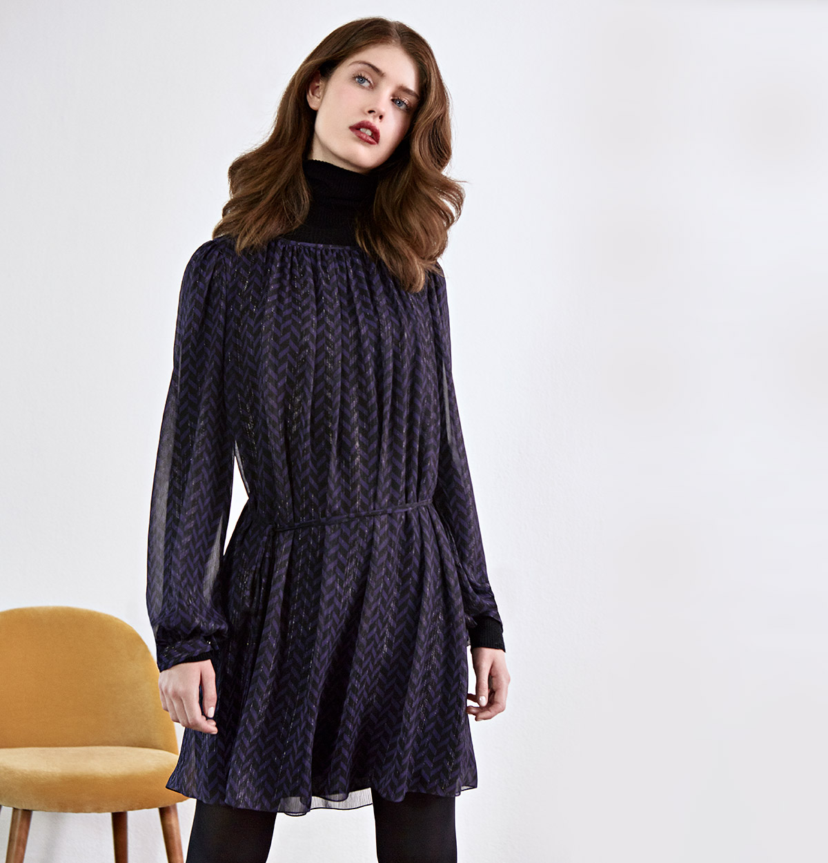 Look - Lightweight dress, Merinojumper