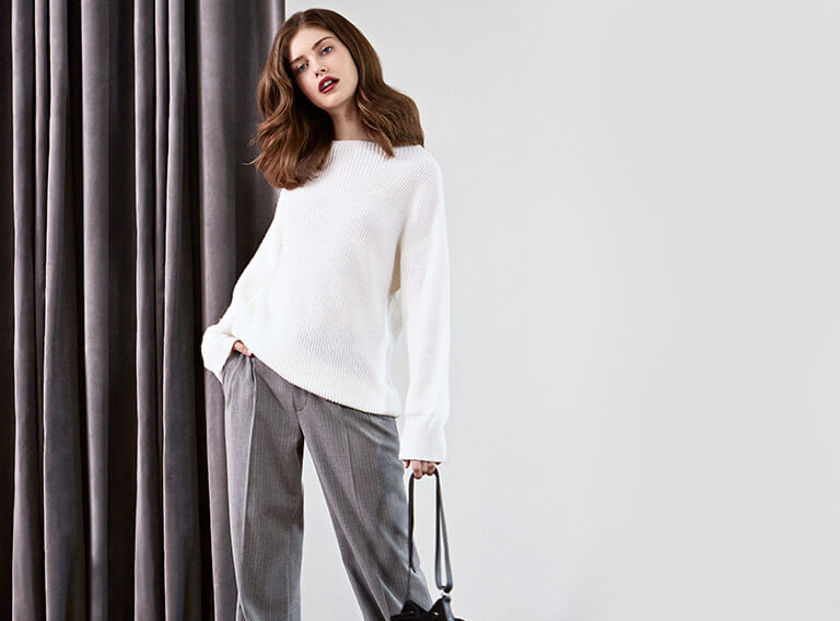 Look - Woll and alpaca jumper, Trousers