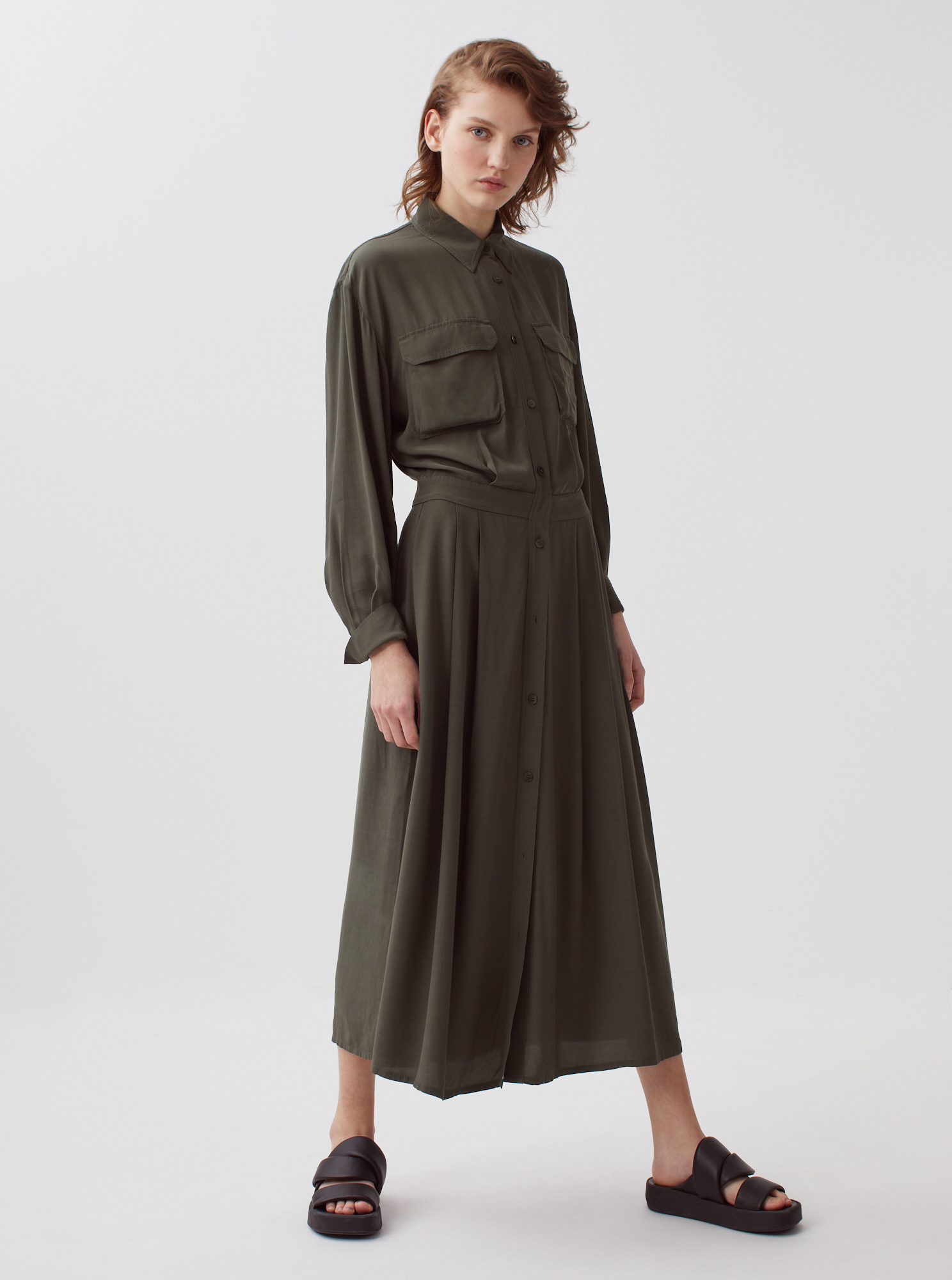 Burberry Check Belted Shirt Dress | Neiman Marcus
