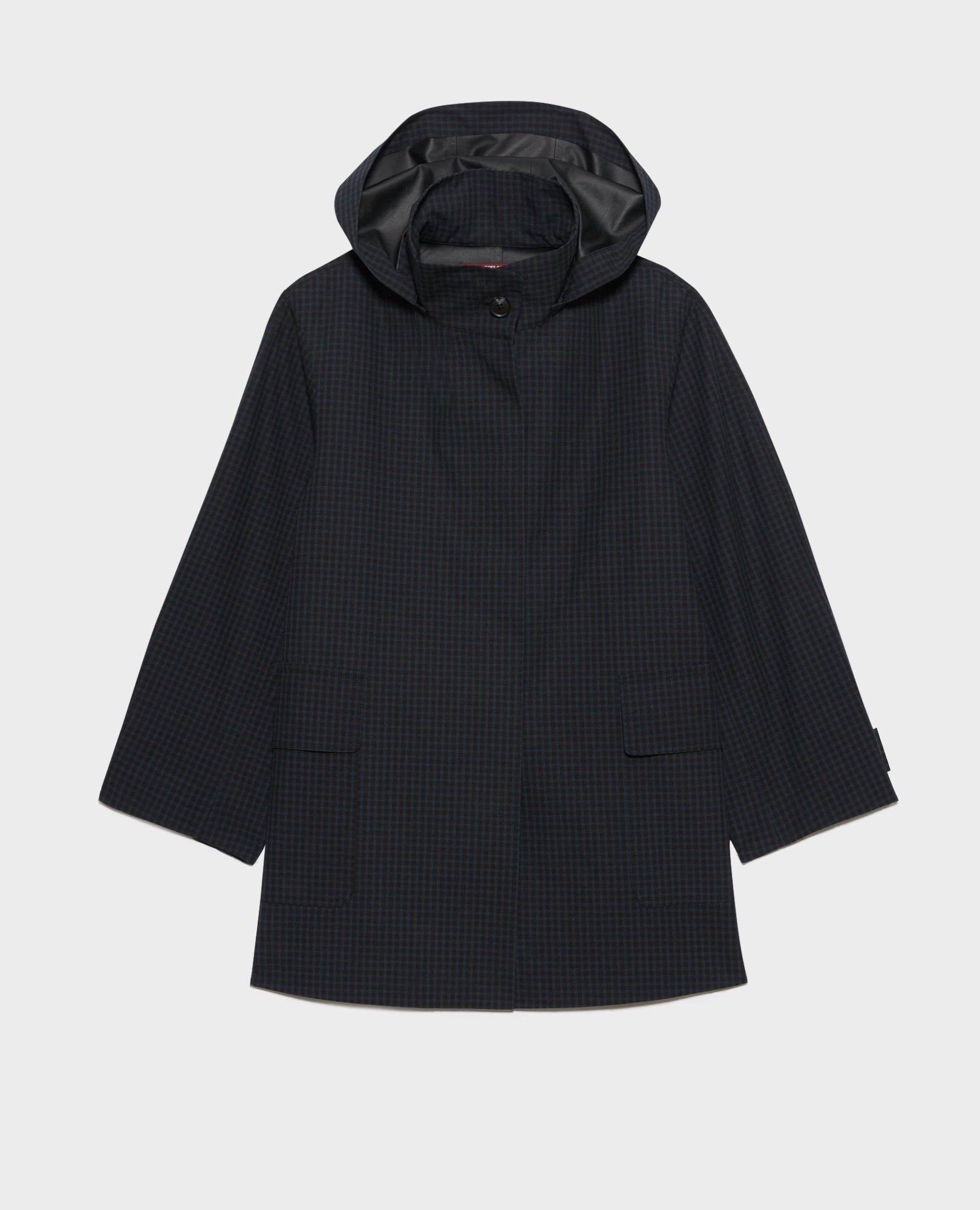 Raincoat darkgreen check - Comptoir des Cotonniers