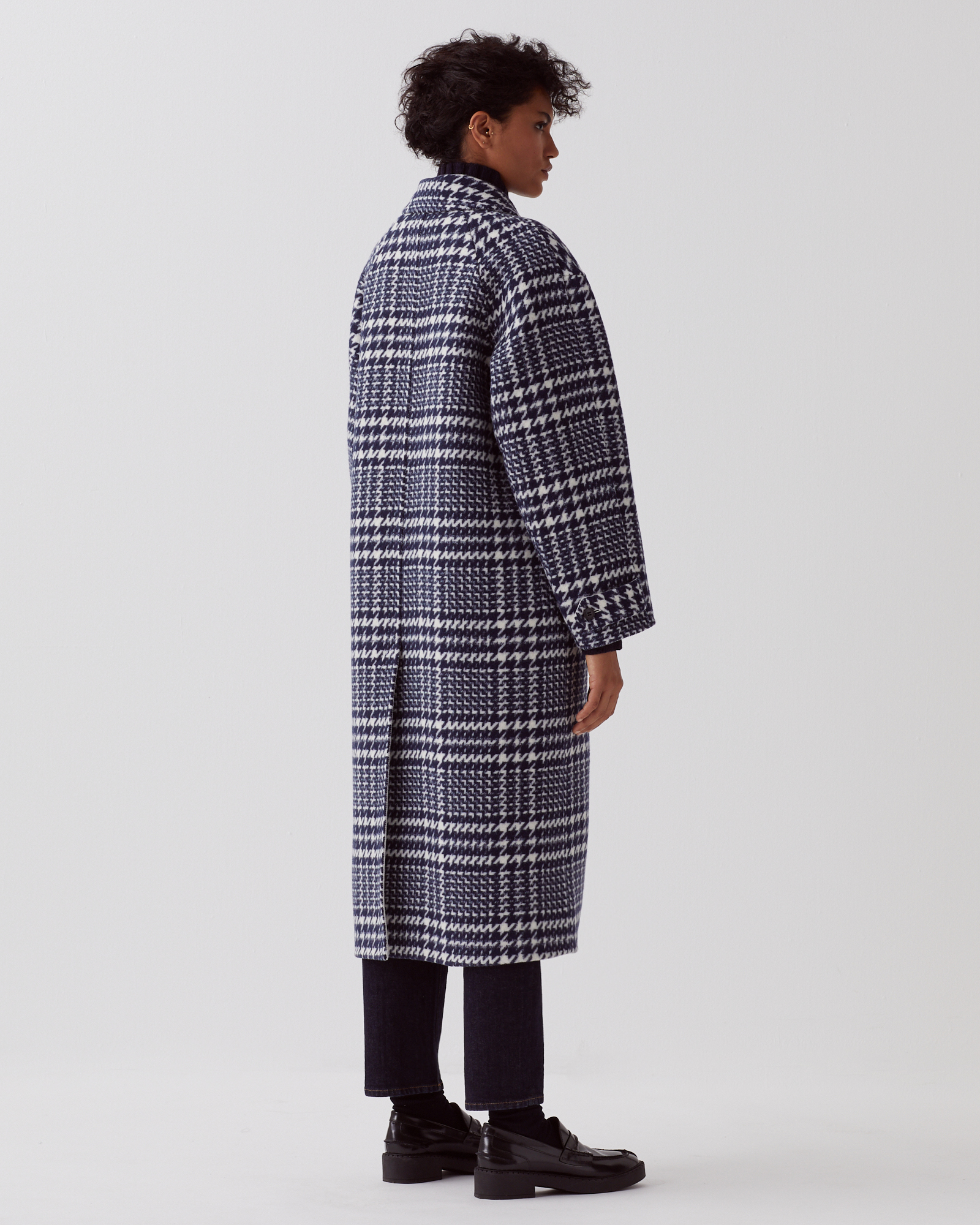 ジャケット・アウター calee Hound tooth pattern chester coat The Cheltenham Coat (Large Scale Houndstooth) – Holland Cooper ®