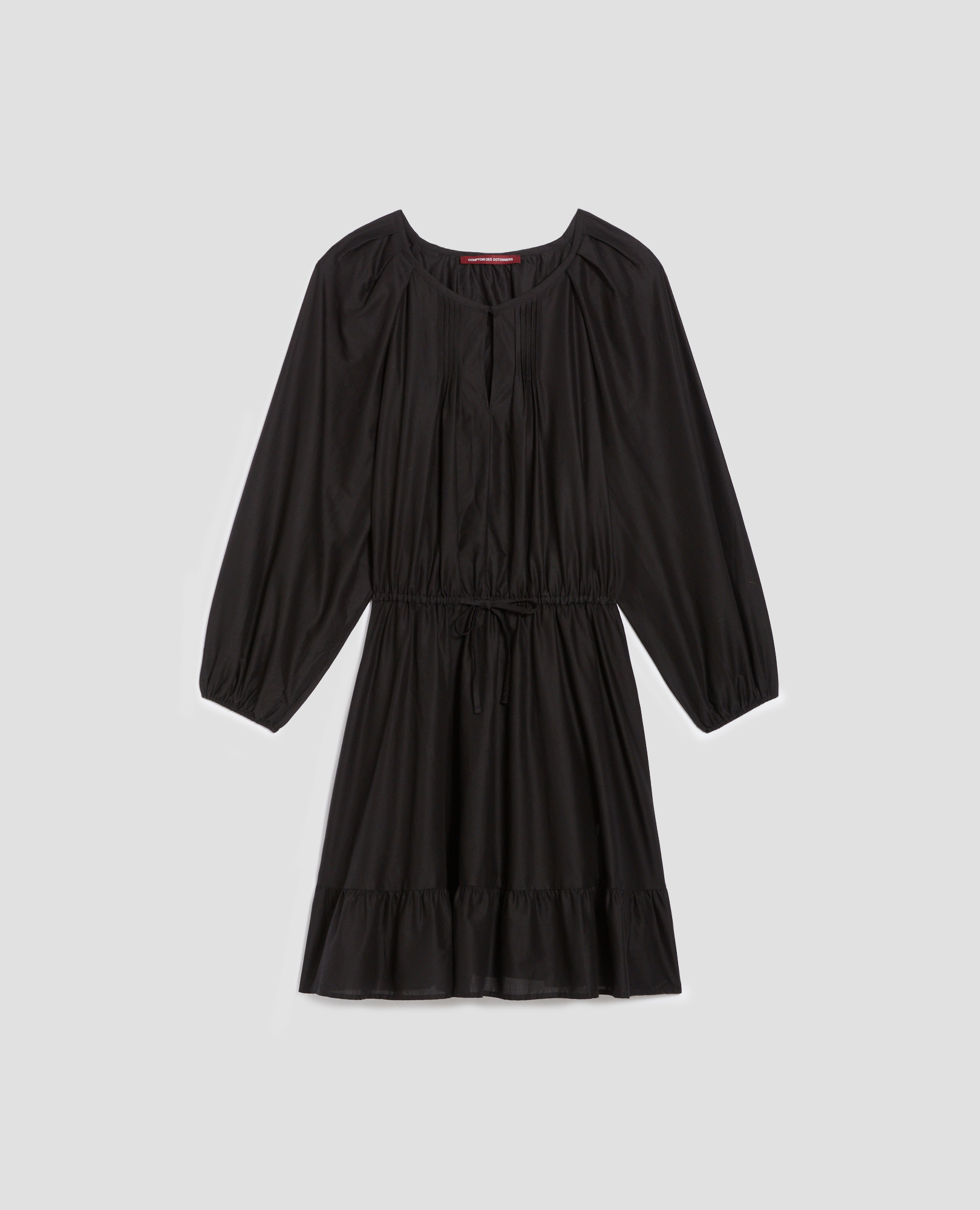 3/4-sleeve mini dress black beauty - Comptoir des Cotonniers