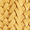 Wide braided leather belt 0460 ochre yellow 3sbe070