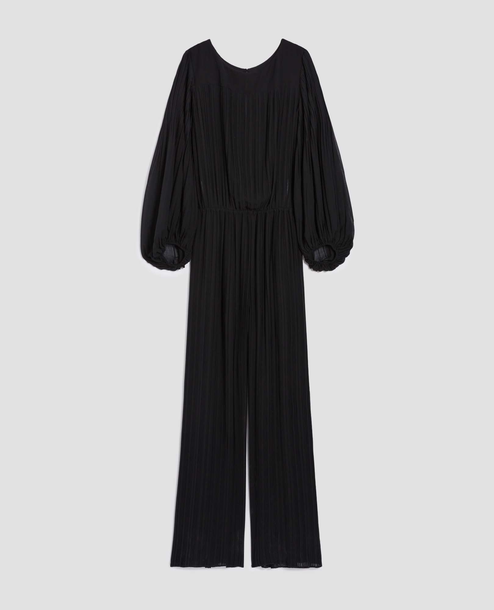 Pleated playsuit black beauty - Comptoir des Cotonniers
