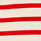 MADDY - Striped merino wool jumper Stripes fiery red gardenia Liselle