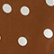 SIBYLLE - Silk shirt 8856 24 brown dots 