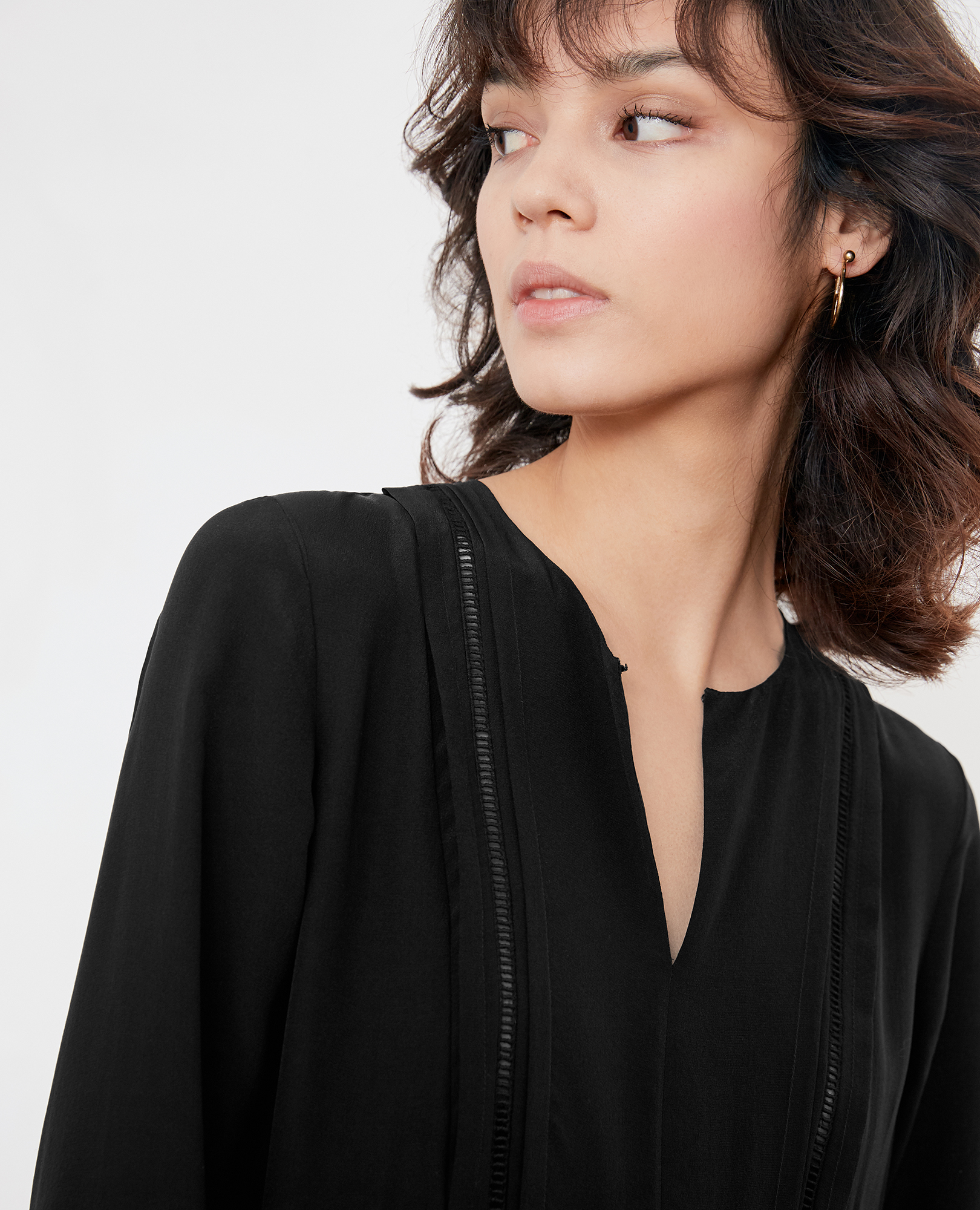 COMPTOIR DES COTONNIERS シルク ロングワンピース M - メルカリ