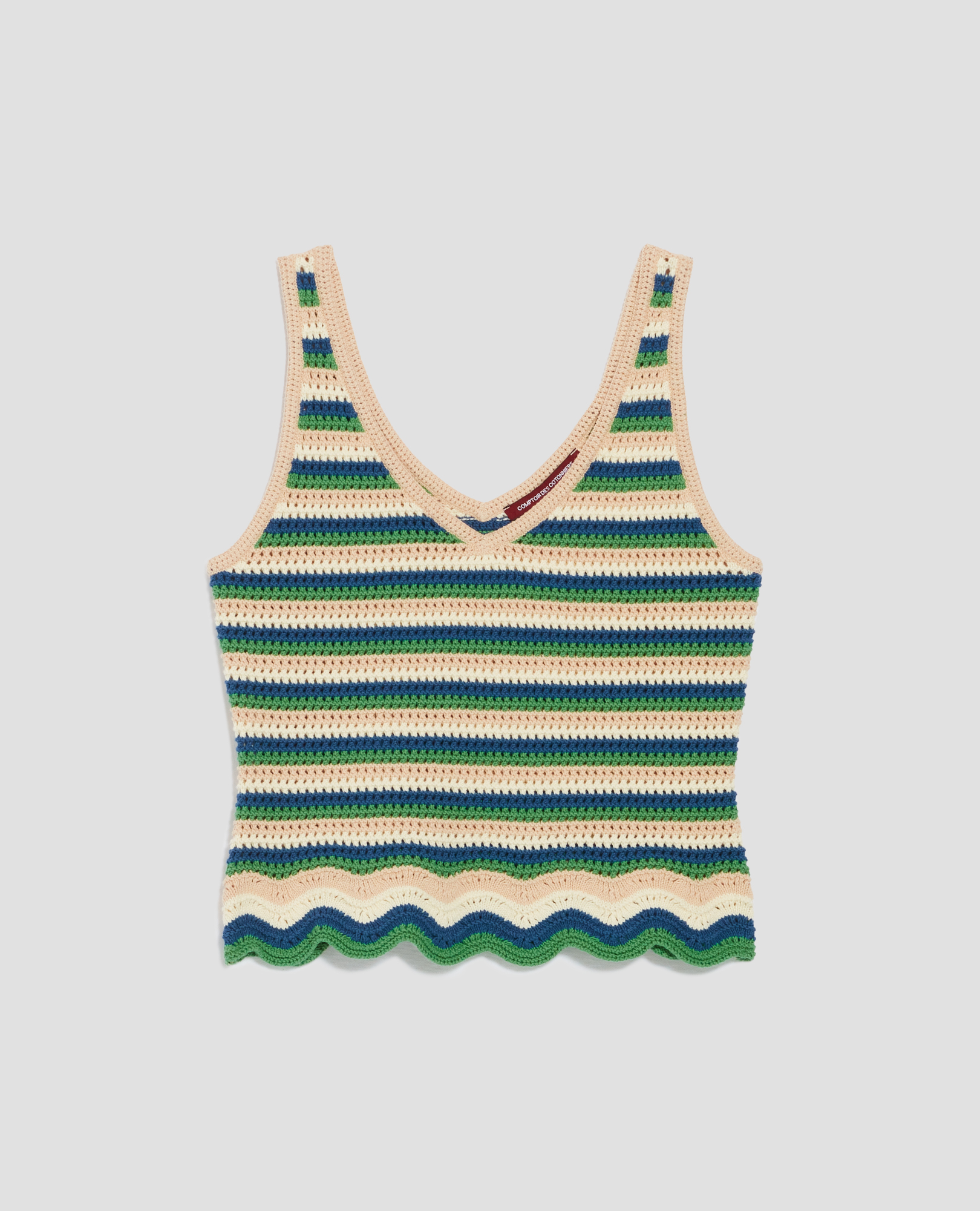 ◆GCDS◆ ROUCHES KNIT TANK TOP DKPAA21030SI Gcds Rouches Tank Top in Gray | Lyst