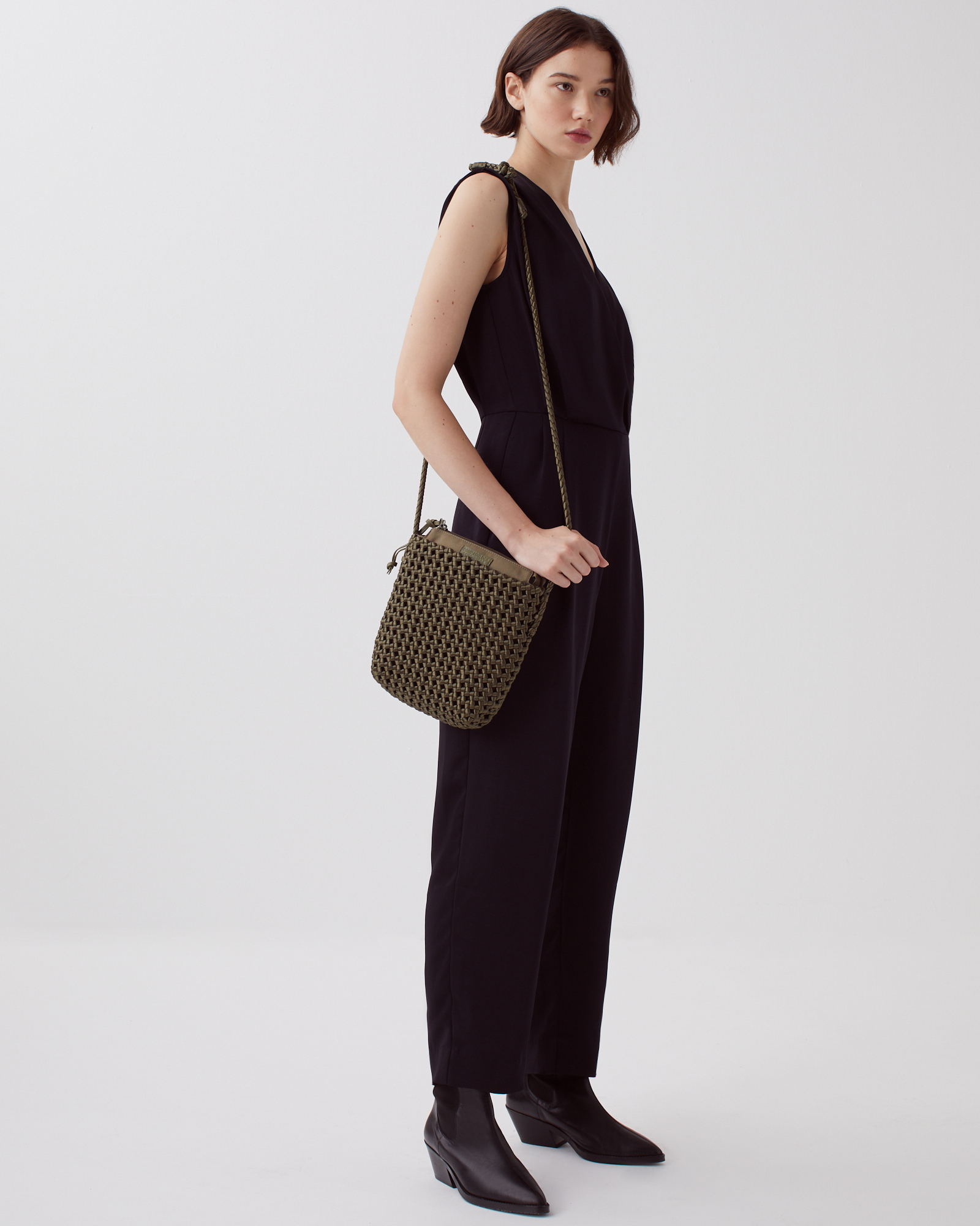 Silky loose jumpsuit black beauty - Comptoir des Cotonniers