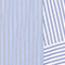 Cotton shirt A676 stripes mix blue 3wsh013c74
