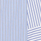 Cotton shirt A676 stripes mix blue 3wsh013c74